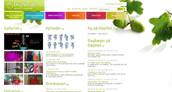 Desktop Screenshot of depnet.dk